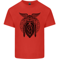 Odin The Vikings Valhalla Thor Gym Nordic Mens Cotton T-Shirt Tee Top Red