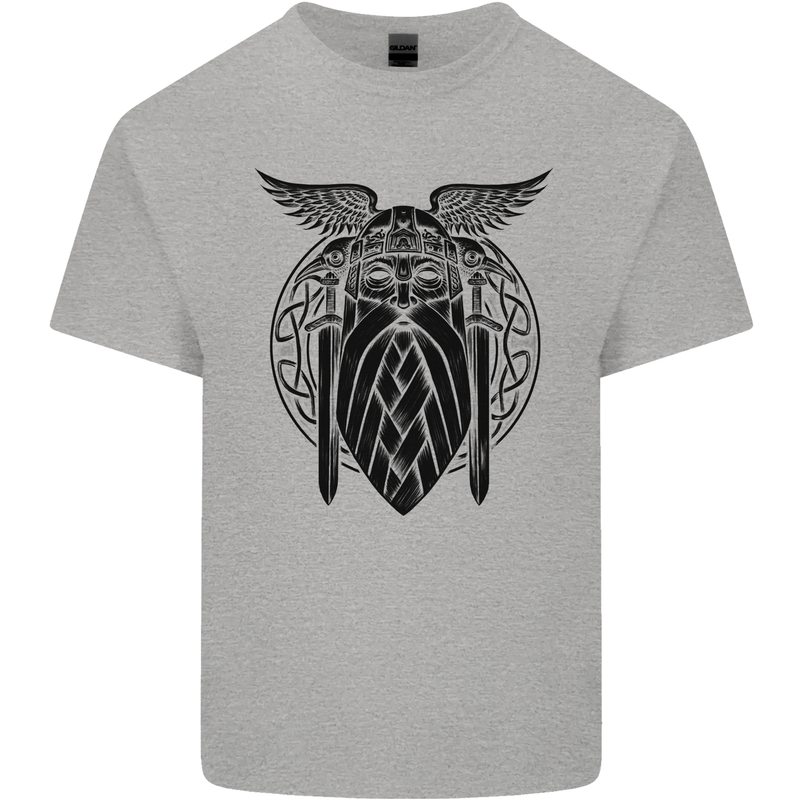 Odin The Vikings Valhalla Thor Gym Nordic Mens Cotton T-Shirt Tee Top Sports Grey