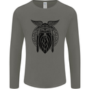 Odin The Vikings Valhalla Thor Gym Nordic Mens Long Sleeve T-Shirt Charcoal