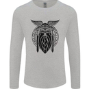 Odin The Vikings Valhalla Thor Gym Nordic Mens Long Sleeve T-Shirt Sports Grey
