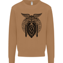 Odin The Vikings Valhalla Thor Gym Nordic Mens Sweatshirt Jumper Caramel Latte