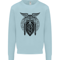 Odin The Vikings Valhalla Thor Gym Nordic Mens Sweatshirt Jumper Light Blue