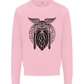 Odin The Vikings Valhalla Thor Gym Nordic Mens Sweatshirt Jumper Light Pink
