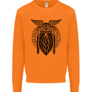 Odin The Vikings Valhalla Thor Gym Nordic Mens Sweatshirt Jumper Orange