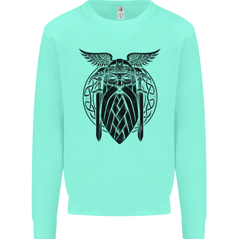 Odin The Vikings Valhalla Thor Gym Nordic Mens Sweatshirt Jumper Peppermint