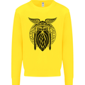 Odin The Vikings Valhalla Thor Gym Nordic Mens Sweatshirt Jumper Yellow