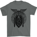 Odin The Vikings Valhalla Thor Gym Nordic Mens T-Shirt Cotton Gildan Charcoal