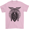 Odin The Vikings Valhalla Thor Gym Nordic Mens T-Shirt Cotton Gildan Light Pink