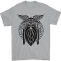 Odin The Vikings Valhalla Thor Gym Nordic Mens T-Shirt Cotton Gildan Sports Grey