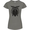 Odin The Vikings Valhalla Thor Gym Nordic Womens Petite Cut T-Shirt Charcoal