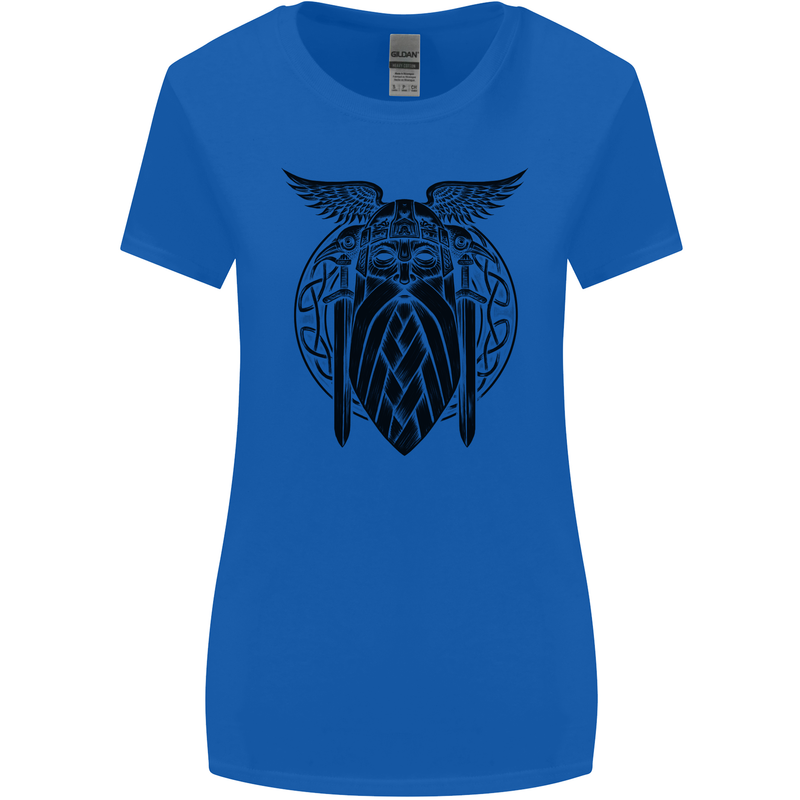 Odin The Vikings Valhalla Thor Gym Nordic Womens Wider Cut T-Shirt Royal Blue