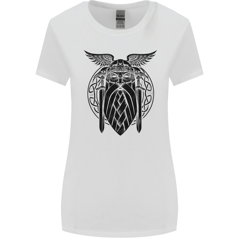 Odin The Vikings Valhalla Thor Gym Nordic Womens Wider Cut T-Shirt White