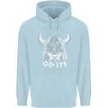 Odin Viking God Warrior Valhalla Norse Gym Childrens Kids Hoodie Light Blue