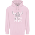 Odin Viking God Warrior Valhalla Norse Gym Childrens Kids Hoodie Light Pink