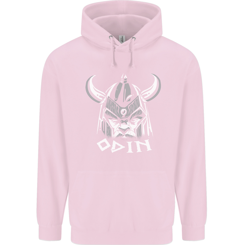Odin Viking God Warrior Valhalla Norse Gym Childrens Kids Hoodie Light Pink