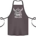 Odin Viking God Warrior Valhalla Norse Gym Cotton Apron 100% Organic Dark Grey
