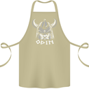Odin Viking God Warrior Valhalla Norse Gym Cotton Apron 100% Organic Khaki