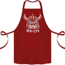 Odin Viking God Warrior Valhalla Norse Gym Cotton Apron 100% Organic Maroon
