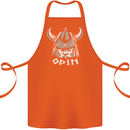 Odin Viking God Warrior Valhalla Norse Gym Cotton Apron 100% Organic Orange