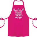 Odin Viking God Warrior Valhalla Norse Gym Cotton Apron 100% Organic Pink