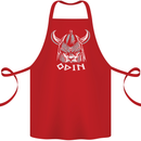 Odin Viking God Warrior Valhalla Norse Gym Cotton Apron 100% Organic Red