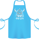 Odin Viking God Warrior Valhalla Norse Gym Cotton Apron 100% Organic Turquoise