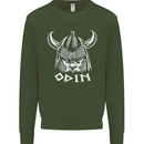 Odin Viking God Warrior Valhalla Norse Gym Kids Sweatshirt Jumper Forest Green