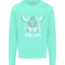 Odin Viking God Warrior Valhalla Norse Gym Kids Sweatshirt Jumper Peppermint