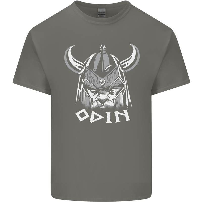 Odin Viking God Warrior Valhalla Norse Gym Kids T-Shirt Childrens Charcoal
