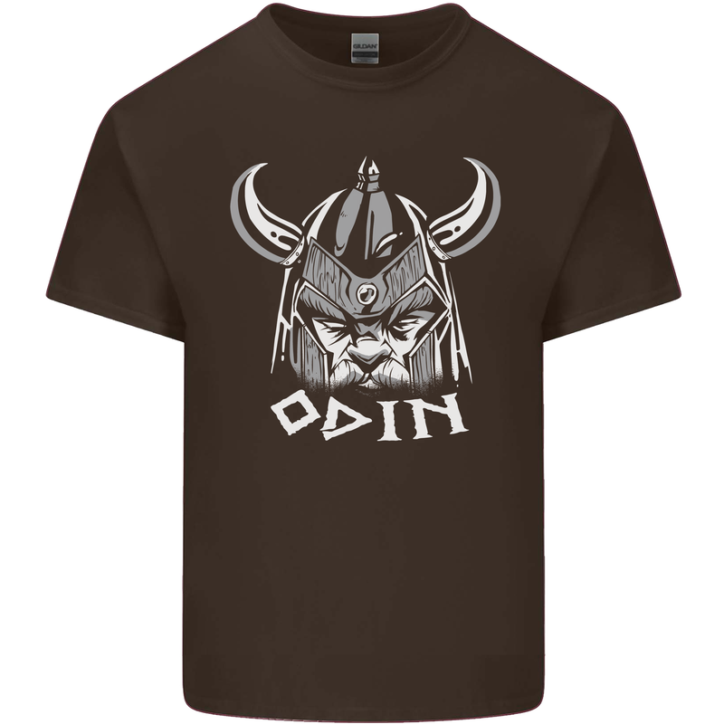 Odin Viking God Warrior Valhalla Norse Gym Kids T-Shirt Childrens Chocolate