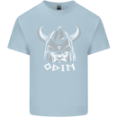 Odin Viking God Warrior Valhalla Norse Gym Kids T-Shirt Childrens Light Blue
