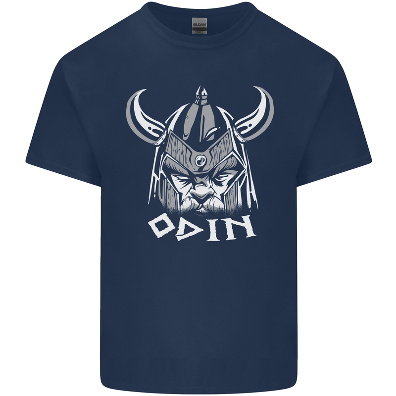 Odin Viking God Warrior Valhalla Norse Gym Kids T-Shirt Childrens Navy Blue