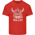 Odin Viking God Warrior Valhalla Norse Gym Kids T-Shirt Childrens Red