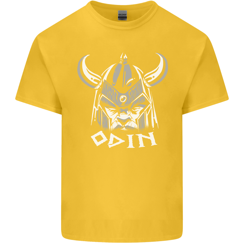 Odin Viking God Warrior Valhalla Norse Gym Kids T-Shirt Childrens Yellow
