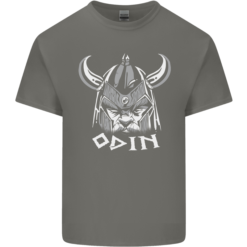 Odin Viking God Warrior Valhalla Norse Gym Mens Cotton T-Shirt Tee Top Charcoal
