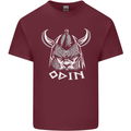 Odin Viking God Warrior Valhalla Norse Gym Mens Cotton T-Shirt Tee Top Maroon