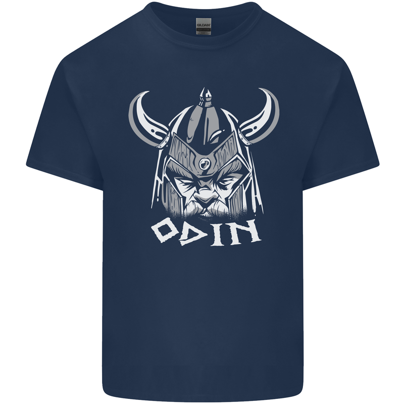 Odin Viking God Warrior Valhalla Norse Gym Mens Cotton T-Shirt Tee Top Navy Blue