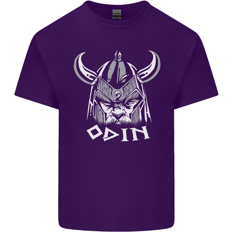 Odin Viking God Warrior Valhalla Norse Gym Mens Cotton T-Shirt Tee Top Purple