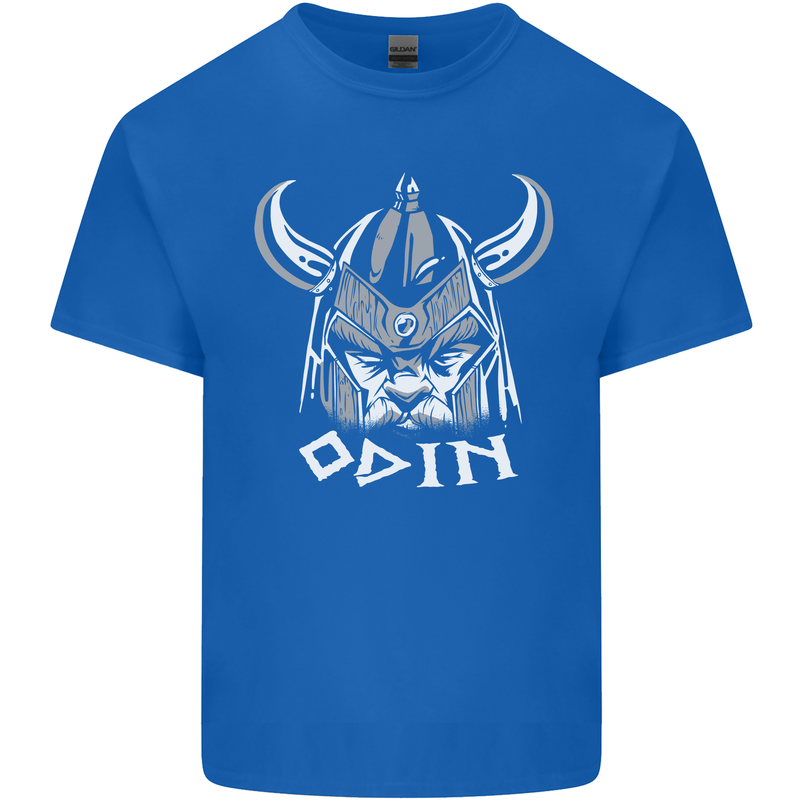 Odin Viking God Warrior Valhalla Norse Gym Mens Cotton T-Shirt Tee Top Royal Blue