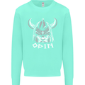 Odin Viking God Warrior Valhalla Norse Gym Mens Sweatshirt Jumper Peppermint