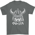 Odin Viking God Warrior Valhalla Norse Gym Mens T-Shirt Cotton Gildan Charcoal
