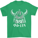 Odin Viking God Warrior Valhalla Norse Gym Mens T-Shirt Cotton Gildan Irish Green