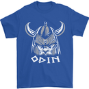 Odin Viking God Warrior Valhalla Norse Gym Mens T-Shirt Cotton Gildan Royal Blue