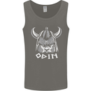 Odin Viking God Warrior Valhalla Norse Gym Mens Vest Tank Top Charcoal