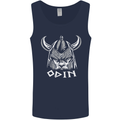 Odin Viking God Warrior Valhalla Norse Gym Mens Vest Tank Top Navy Blue