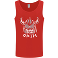 Odin Viking God Warrior Valhalla Norse Gym Mens Vest Tank Top Red
