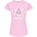 Odin Viking God Warrior Valhalla Norse Gym Womens Petite Cut T-Shirt Light Pink