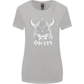 Odin Viking God Warrior Valhalla Norse Gym Womens Wider Cut T-Shirt Sports Grey
