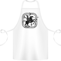 Odin Wotan Vikings Valhalla Norse Mythology Cotton Apron 100% Organic White