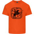 Odin Wotan Vikings Valhalla Norse Mythology Kids T-Shirt Childrens Orange